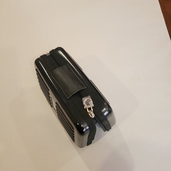 Salvatore Ferragamo EVA AIR Mini Black Zip Travel Case Amenity Toiletry pouch - Picture 7 of 11